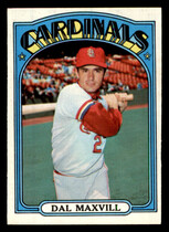 1972 Topps Base Set #206 Dal Maxvill