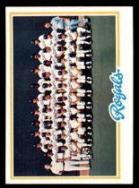 1978 Topps Base Set #724 Royals Team
