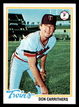 1978 Topps Base Set #113 Don Carrithers