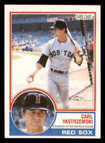 1983 O-Pee-Chee OPC Base Set #4 Carl Yastrzemski
