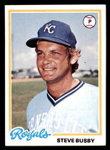 1978 Topps Base Set #336 Steve Busby