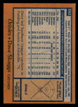1978 Topps Base Set #594 Dave Freisleben