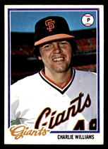 1978 Topps Base Set #561 Charlie Williams