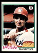 1978 Topps Base Set #697 Roger Metzger