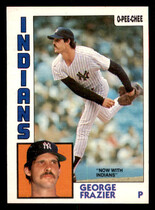 1984 O-Pee-Chee OPC Base Set #139 George Frazier
