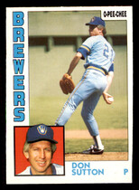 1984 O-Pee-Chee OPC Base Set #35 Don Sutton