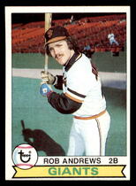 1979 Topps Base Set #34 Rob Andrews