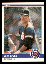 1984 Fleer Base Set #81 Johnny Grubb