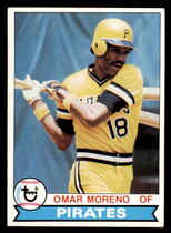 1979 Topps Base Set #607 Omar Moreno