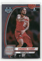 2024 Bowman Chrome University #23 Emanuel Sharp