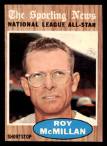 1962 Topps Base Set #393 Roy McMillan