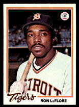 1978 Topps Base Set #480 Ron LeFlore
