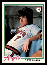 1978 Topps Base Set #178 Dave Chalk