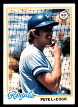 1978 Topps Base Set #157 Pete LaCock