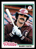 1978 Topps Base Set #513 Barry Foote