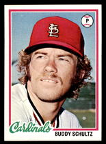 1978 Topps Base Set #301 Buddy Schultz