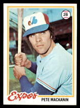 1978 Topps Base Set #399 Pete Mackanin