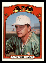 1972 Topps Base Set #137 Dick Williams