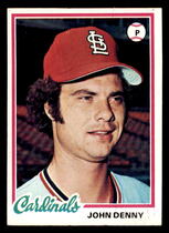 1978 Topps Base Set #609 John Denny