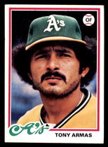 1978 Topps Base Set #298 Tony Armas