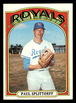 1972 Topps Base Set #315 Paul Splittorff