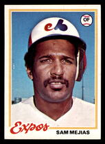 1978 Topps Base Set #576 Sam Mejias