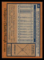 1978 Topps Base Set #23 Bump Wills
