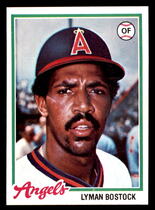 1978 Topps Base Set #655 Lyman Bostock