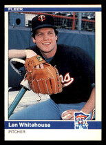 1984 Fleer Base Set #578 Len Whitehouse