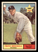 1961 Topps Base Set #333 Fritz Brickell