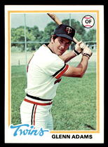 1978 Topps Base Set #497 Glenn Adams