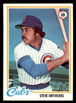 1978 Topps Base Set #76 Steve Ontiveros