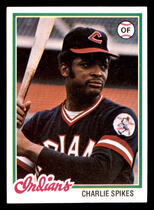 1978 Topps Base Set #459 Charlie Spikes