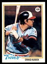 1978 Topps Base Set #137 Craig Kusick