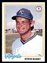 1978 Topps Base Set #336 Steve Busby