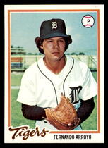 1978 Topps Base Set #607 Fernando Arroyo
