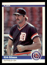1984 Fleer Base Set #80 Kirk Gibson