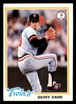 1978 Topps Base Set #27 Geoff Zahn
