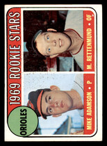 1969 Topps Base Set #66 Mike Adamson|Merv Rettenmund