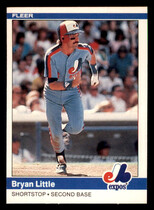 1984 Fleer Base Set #279 Bryan Little