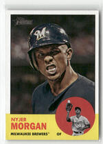 2012 Topps Heritage #137 Nyjer Morgan
