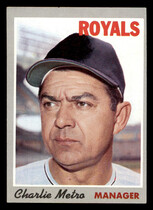 1970 Topps Base Set #16 Charlie Metro