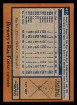 1978 Topps Base Set #416 Jack Brohamer