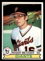 1979 Topps Base Set #167 Roger Metzger
