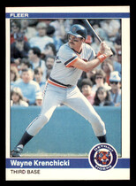 1984 Fleer Base Set #83 Wayne Krenchicki