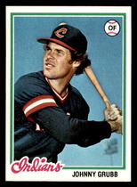 1978 Topps Base Set #608 Johnny Grubb