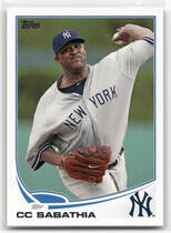2013 Topps Base Set #52 Cc Sabathia