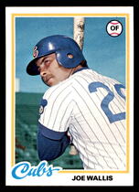 1978 Topps Base Set #614 Joe Wallis