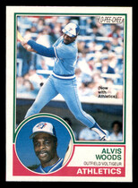 1983 O-Pee-Chee OPC Base Set #59 Alvis Woods