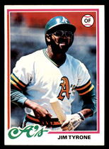 1978 Topps Base Set #487 Jim Tyrone